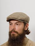 Кепка LIERYS арт. 6213504 DRIVER CAP LINEN HERRINGBONE (светло-коричневый)